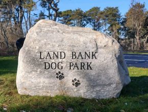 Nantucket Land Bank Dog Park Entrance