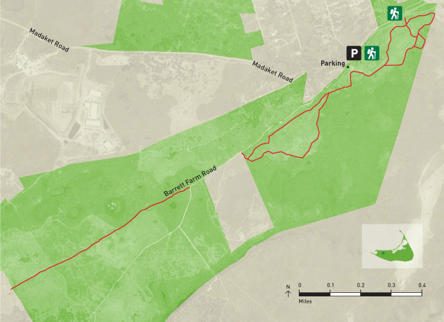 Sanford Farm Trail Map