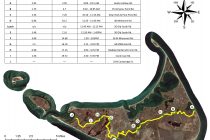 2019 Cross-Island Hike schedule and map