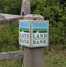 Nantucket Land Bank Sign Post